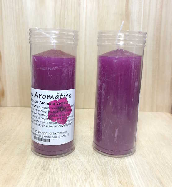 Velón Morado aroma violeta Transmutación